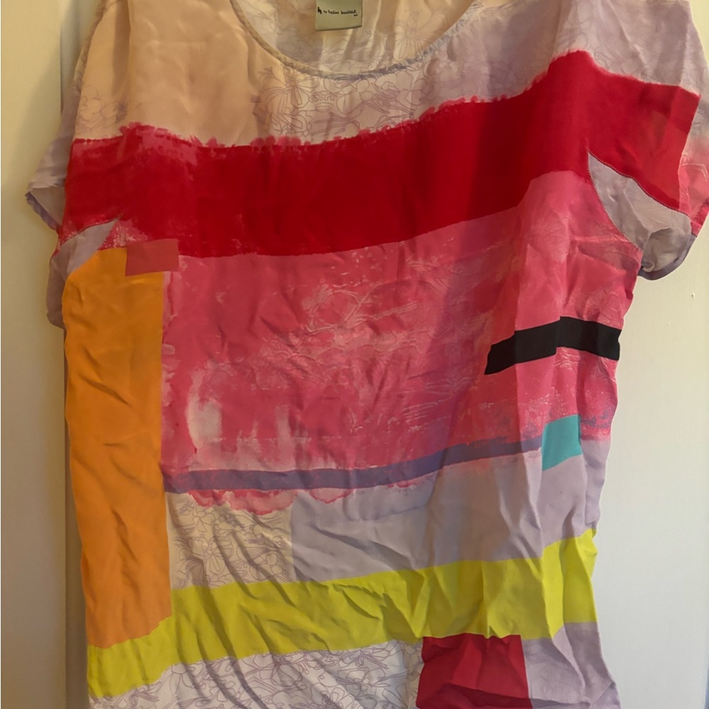 Helen Bullock Floral Silk Tee - Picture 2 of 5